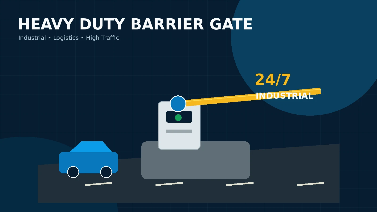 Barrier Gate Heavy Duty untuk Kawasan Industri & Logistik
